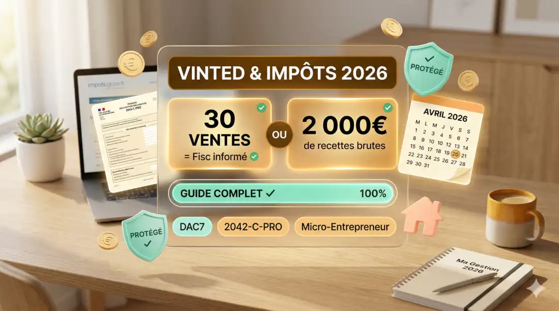 Guide impôts Vinted 2026 - Directive DAC7 et déclaration revenus