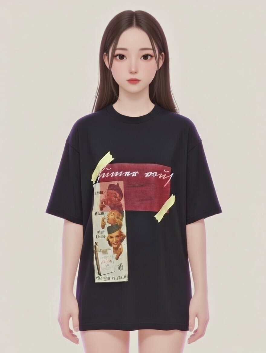 Photo vêtement à plat avant retouche IA