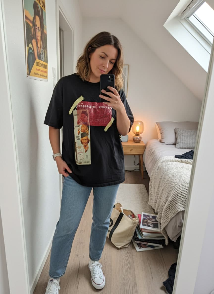 Photo vêtement à plat avant retouche IA