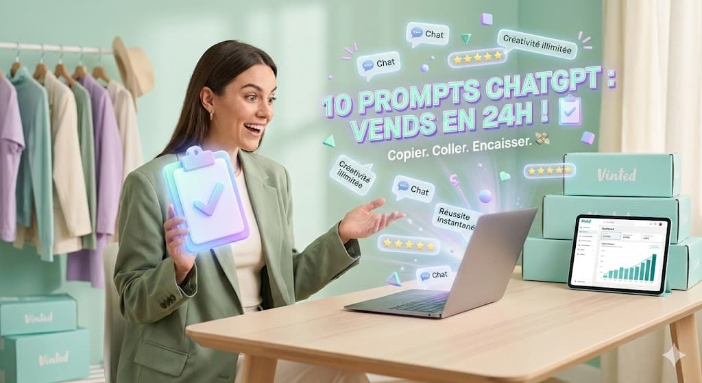15+ Prompts ChatGPT Vinted : Descriptions, Titres & Images IA (2026)