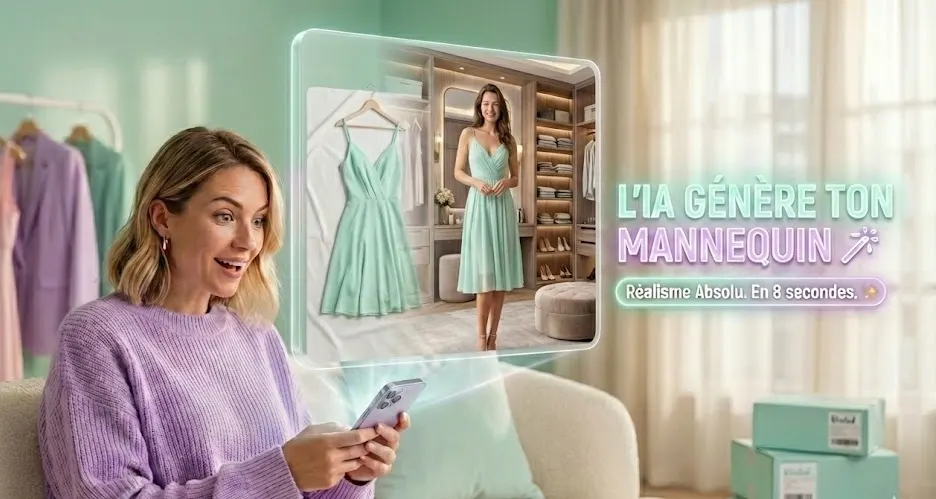 L'IA génère ton mannequin virtuel